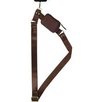 Selencia Smartphone-Tragegurt Selencia Handykette mit kleiner Tasche - Mocha Brown, (1-tlg)