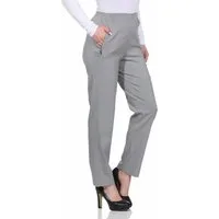 Alica Collection Schlupfhose Classic Freizeithose Damen Basics Businesshose mit Stretch - Kurzgröße Elastischer Gummibund seitlich und hinten, Basic, Klassisch