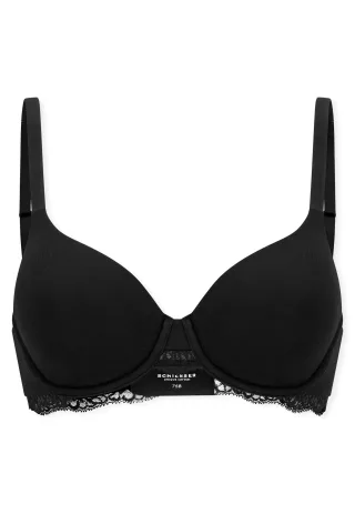 SCHIESSER - Bügel BH mit Schale schwarz - Gr. - 80B