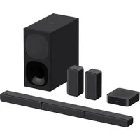 Sony HT-S40R Kanal- Soundbar 5.1 (Bluetooth, 600 W, inkl. kabelgebundenem Subwoofer, kabellosen Rear-Lautsprechern)