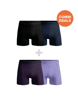 Muchachomalo Herren Boxershorts – 2+2 Stück – Herren Unterhosen