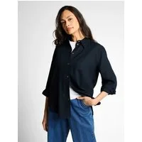 TOM TAILOR Hemdbluse mit Turn-Up Ärmeln