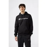 Champion Kapuzensweatshirt BASICS Fleece Hoodie Large Logo Kapuzensweatshirt, Langarm, aus Baumwolle und Polyester