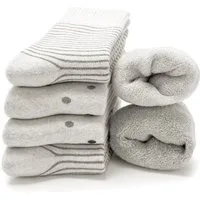OCCULTO Kuschelsocken Damen Warme Kuschelsocken 6er Pack (Modell: Smilla) (6-Paar)
