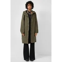 QS Funktionsmantel Outdoor-Mantel Baumwollparka