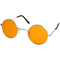 Metamorph Hippie-Kostüm Lennon Brille - Hippie Steampunk Fasching Karneval
