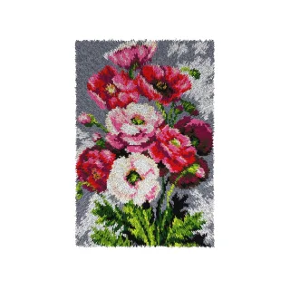 Knüpfteppich "Blumenbouquet"