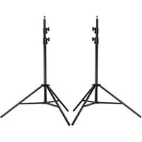 Neewer ST-260HQ Fotostativ Heavy Duty 260cm, 2er-Pack, für Studio/Video Lampenstativ (113cm bis 260cm eingestellt werden)