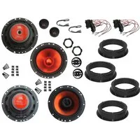 DSX JBL Lautsprecher für VW Polo 4 9N Bj 01 – 09 Tür Vorne hinten 1040W Auto-Lautsprecher (130 W)