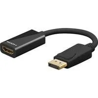 Adapterkabel DisplayPort > HDMI 8K / 60Hz schwarz, 10cm Kabel