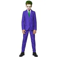 SuitMeister Partyanzug SuitMeister Boys The Joker Kostüm Anzug für Kinder, Sorgt für ein bleibendes Lächeln: cooler Anzug für schräge Schurken