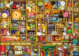 Ravensburger 19298 - Colin Thompson: Kurioses Küchenregal (1.000 Teile)