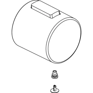 Ideal Standard Thermostatgriff, m. ISI-Logo, Chrom A860907AA