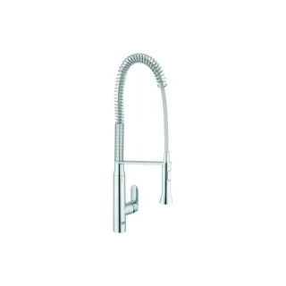 Grohe K7 Profi-Spültischarmatur 32950000 chrom, schwenkbarer Auslauf, Profibrause