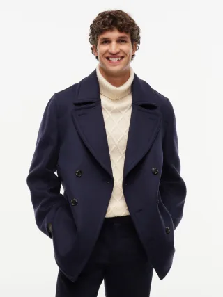 NY WOOL PEACOAT Navy Blue - Gr. - M