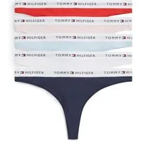 Tommy Hilfiger Underwear Tanga (Packung, 5-St) körpernahe Passform mit elastischem Bund