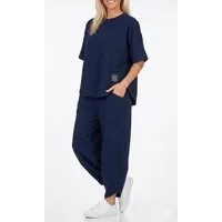 simaranda Jogginganzug Damen Jogginganzug 6170 36-42 Navy