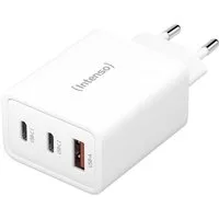 Intenso Intenso W65ACC GaN USB Ladegerät 65 W 1x USB-A, 2x USB-C® USB PD Weiß USB-Ladegerät (W65ACC GaN)