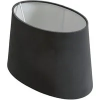 B&S Lampenschirm Lampenschirm oval Velvet grau B:31,5x20/T:23,5x15/H:19,5cm, Jinming