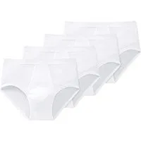 Schiesser Slip 4er Pack Original Classics Doppelripp (Spar-Set, 4-St) Slip / Unterhose - Baumwolle - mit Eingriff - Strapazierfähig