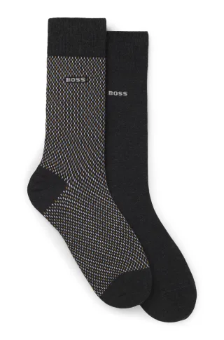 BOSS Menswear Black - 2P RS Minipattern CC charcoal - Gr. - 44.5
