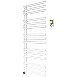 Purmo Figuresse Gate E Elektro-Badheizkörper FHZM015105000N0 BH 1514 mm, BL 500 mm, 400 W, RAL 9016