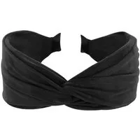 axy Haarreif Breiter Haarreif mit raffiniertem Knoten aus leichtem Flanellstoff, Damen Breiter Haarreif (Leder Optik) Haarband Haarreifen