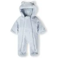MINOTI Schneeoverall Teddy-Overall mit zwei Reißverschlüssen und Kapuze mit Ohren  (0-24m)