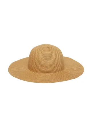 s.Oliver Red Label - Eleganter Sommerhut mit breiter Krempe braun - Gr. - ONE SIZE