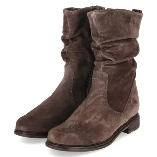 Gabor Slouchy Boots - Gr. 37 - Braun - Rauleder