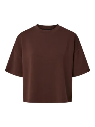 PIECES - PCPOLLY 2/4 SWEAT PWP JRS BC Chicory Coffee - Gr. - M