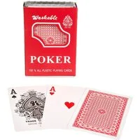 Goods+Gadgets Spiel Royal Pokerkarten 4xPlastik Spielkarten Set Profi abwaschbar langlebig, Poker Spielkarten