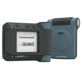 Funkmeldeempfänger | Swissphone | s.QUAD X15 | Komplettset | sicherer Meldungsempfang | einfache Bedienung | laut | robust | hoher Tragekomfort unverschlüsselt