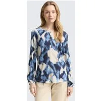 TOM TAILOR Langarmshirt T-Shirt Blusenshirt mit Muster