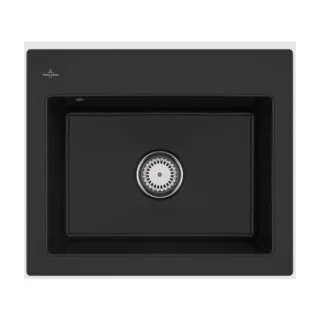 Villeroy und Boch Subway 60 S Einbauspüle 330900J0 Spülbecken, 600 x 510 mm, chromite CeramicPlus