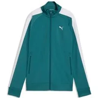 PUMA Trainingsjacke T7 FOUNDATION POLY TRACK JACKET mit Stehkragen, mit Reißverschluss, ohne Kapuze, Regular Fit