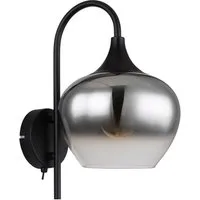 GLOBO LIGHTING Wandleuchte GLOBO Lighting Wandleuchte MAXY BH 18x32 cm schwarz Wandlampe