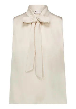 V by Vera Mont - Schluppenbluse Champagne Sorbet - Gr. - 36