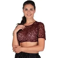 MarJo Dirndlbluse Dirndlbluse - INA-DALIDA - bordeaux