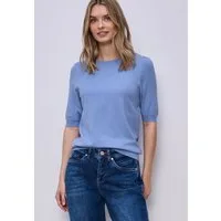 STREET ONE 3/4 Arm-Pullover in Unifarbe