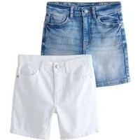 Next Jeansshorts Denim-Shorts im 2er-Pack (2-tlg)