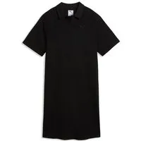 PUMA Sweatrock CLASS POLO DRESS unifarbenes Design, kniebedeckende Länge, aus Baumwollmischung