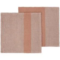 blomus Geschirrtuch Set 2 Spültücher -GANO- Küchentücher, Tücher zum Abtrocknen, (2-tlg), 2er Set, saugfähige Oberfläche, Bio-Baumwolle