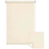 Verdunklungsrollo Klemmfix Verdunkelungsrollo 50x150 cm creme [Stoffbreite: 47cm], Victoria M., blickdicht, ohne Bohren, freihängend, Klemmfix, mit Kindersicherung, für Fenster und Türen, Sonnenschutz Sichtschutz