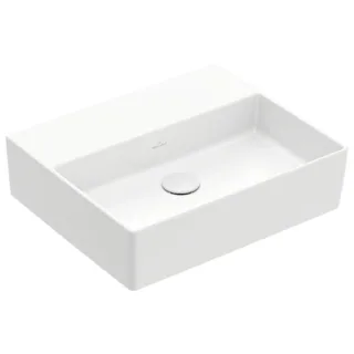 Villeroy & Boch Memento 2.0 Waschtisch 4A225F01 50 x 42 cm, weiß alpin, ohne Hahnloch, ohne Überlauf
