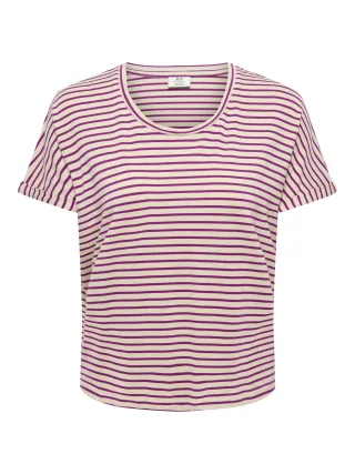 JDY - JDYSISSY S/S O-NECK TOP JRS NOOS Crème Brûlée - Gr. - S