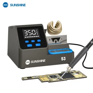 SUNSHINE S3 210 Intelligent Soldering Station 60W 2-Second Heating 3 Channels Temperature Calibration 100-480°C AC110-24