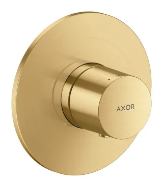 Hansgrohe Thermostat Unterputz AXOR One Fertigset brushed gold optic, 48711250 48711250