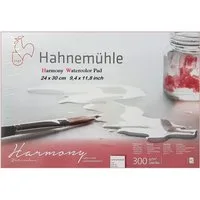 Hahnemühle Aquarellpapier Harmony 24x30cm, 300g/m², 12 Blatt Matt, Cold Pressed