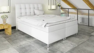 Boxspringbett Schlafzimmerbett DOAN 200x200cm inkl.Bettkasten